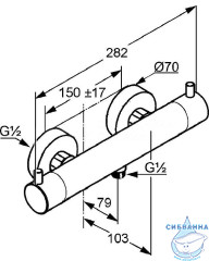 Смеситель для душа Bozz 35203N038 (брашированное золото)