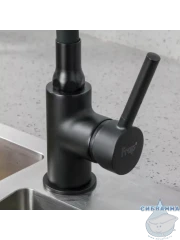 Смеситель кухни Frap F4044-6 (черный матовый)