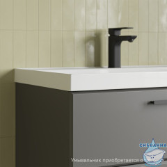 Тумба подвесная, 80 см, серый, Слайд Икс (Slide X), IDDIS, SLX80G0i95 подходит умыв. 4518000i28