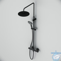 Душевая система AM.PM Like 220 1 режим F0780422 (чёрный матовый)