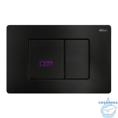 Кнопка смыва Abber AC0122SMB (черный матовый)