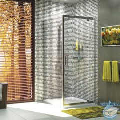 Душевое ограждение Wasserkraft Berkel 48P29 80x100 профиль хром, стекло прозрачный (без поддона)