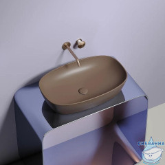  Раковина на столешницу 60 см Ceramicanova Element CN6049MDB (коричневый)