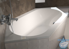 Акриловая ванна Riho Kanzas 190x90 с каркасом