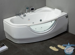 Акриовая ванна Gemy G9046 K R 161х96 с гидромассажем