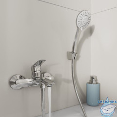 Смеситель для ванны, глянцевый хром, Rora, Milardo, RORSB00M02