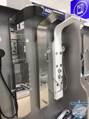 Душевая панель Aquanet Galaxy Matt 200 2 режима 237437 ( матовая нержавеющая сталь)