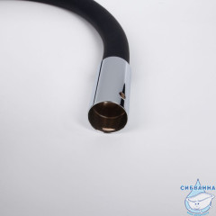 Излив для смесителя, кухня, гибкий, силикон, 640 мм, хром, IDDIS, 995FB64C5SM