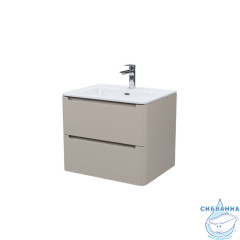 Тумба с умывальником, подвесная, 60 см, капучино, Edifice, IDDIS, EDI60C0i95K  подходит умыв. 0106000i28