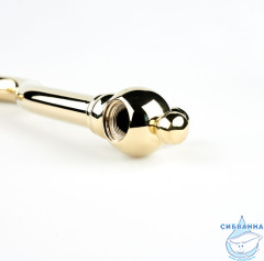 Излив для смесителя, кухня, латунь, 200х200 мм, поворотный, золото, IDDIS, 995020GD5SM