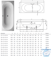 Стальная ванна Bette Starlet 170х70