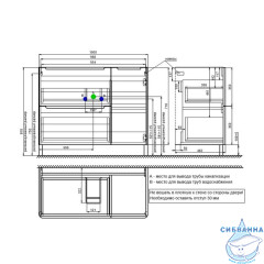 Тумба с умывальником, напольная, 100 см, белая, Edifice, IDDIS, EDI10WFi95K