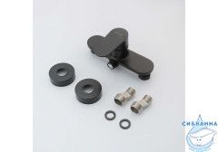 Смеситель для душа Aquatek Ника AQ1860MB (черный матовый)