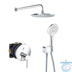 Душевая система Kludi Bozz 386710576 1 режим (хром)