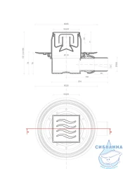 Дренажный трап для душа Pestan Confluo Standard 13000015
