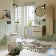 Пенал подвесной Aqwella Astrid 35 AST0535DD дуб давос