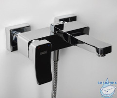 Смеситель для ванны WasserKRAFT Aller 1061  с душевым гарнитуром (хром)