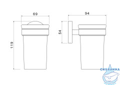 Стакан Aquatek Европа AQ4104CR 
