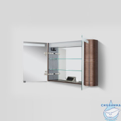 Зеркало-шкаф AM.PM Sensation 100 табачный дуб