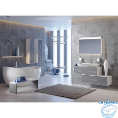 Комод Aqwella 5 Stars Genesis 100 GEN0310MG (миллениум серый)