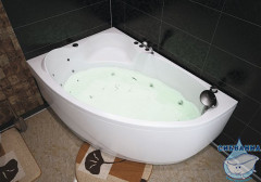 Акриловая ванна Aquanet Mayorca 150x100 L с каркасом