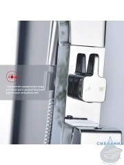 Смеситель для ванны напольный Raglo R01.33 с душевым гарнитуром (хром)