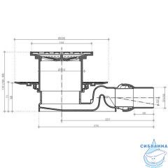 Дренажный трап для душа Pestan Confluo Standard 13000004