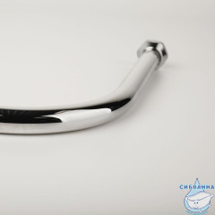 Излив для кухни, J-образный, нержавеющая сталь, 190 мм, поворотный, хром, IDDIS, 995F19C5SM