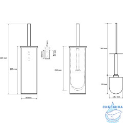 Ершик для унитаза Bemeta Plaza 118213092
