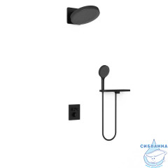 Душевая система Vincea Inspire 300 1 режим VSFW-3I21MT3RMB (черный матовый)
