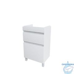 Тумба напольная с ящиками, белая, 50 см, Zodiac, IDDIS, ZOD5CBFi95