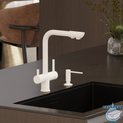 Смеситель для кухни Wasserkraft A8357 (белый)