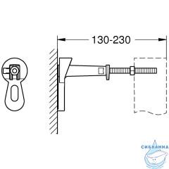 Инсталляция Grohe Solido 38811KF0 с клавишей (черный матовый)