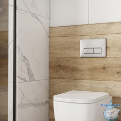 Кнопка смыва Iddis Unifix UNI80M0i77 хром матовый