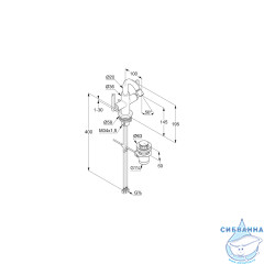 Смеситель для биде Kludi Nova Fonte 203130515 (хром)