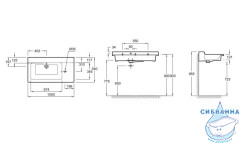 Раковина 100 см Jacob Delafon Soprano EXK122-00