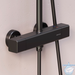 Душевая система Damixa Gala 953800300 (черный матовый)