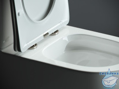 Унитаз напольный Ceramicanova Mia Rimless CN1801с бачком и сиденьем Soft Close (микролифт)