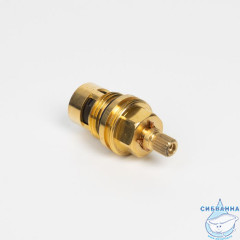 Кран-букса для смесителя, керамика, 180°, 20 зубцов, G1/2", М24, h=52 мм, IDDIS, 998CR521SM