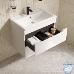 Тумба подвесная, 70 см, белый, Ray, IDDIS, RAY70W0i95 подходит умыв. 4077000i28