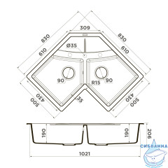 Кухонная мойка Omoikiri Sumi 83C BL