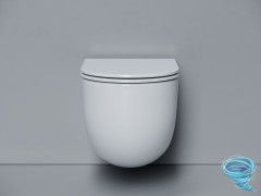 Унитаз подвесной безободковый Ceramicanova Voga CN4012T с сиденьем быстросъемным Soft Close (микролифт)