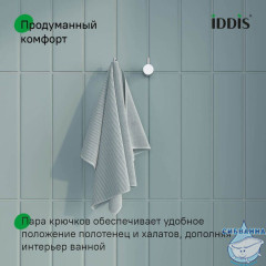 Комплект одинарных крючков, сплав металлов, Petite, хром матовый, IDDIS, PET2SS2i41