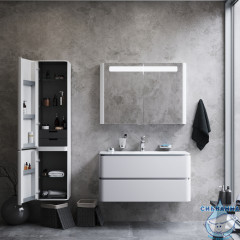 Зеркало-шкаф AM.PM Sensation 100 белый глянцевый