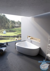 Акриловая ванна Ravak LoveStory II L 196x139 с ножками