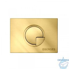 Кнопка смыва BERGES Novum R9 040029 золото глянец