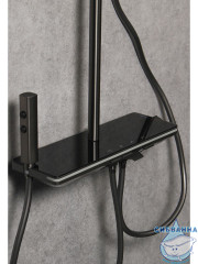 Душевая система Calypso CS24179-9 300 1 режим (оружейная сталь)