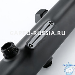 Душевая система Gappo G2495-76 260 1 режим (черный матовый)