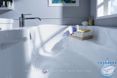 Акриловая ванна Aquanet Capri 160x100 L с каркасом