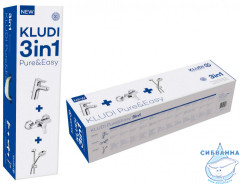 Комплект смесителей Kludi Pure&Easy 378450565 (хром)